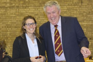 Lydia Brookes (GS Henley) who was in her first season of racing, was presented with the Merit Shield for the most improved rider in 2013 as decided by the committee .